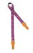 ORTEGA denim ukelelgordel - lengte 1390mm / 54,33" (Max) / breedte 37mm - paars (OCS-360U)