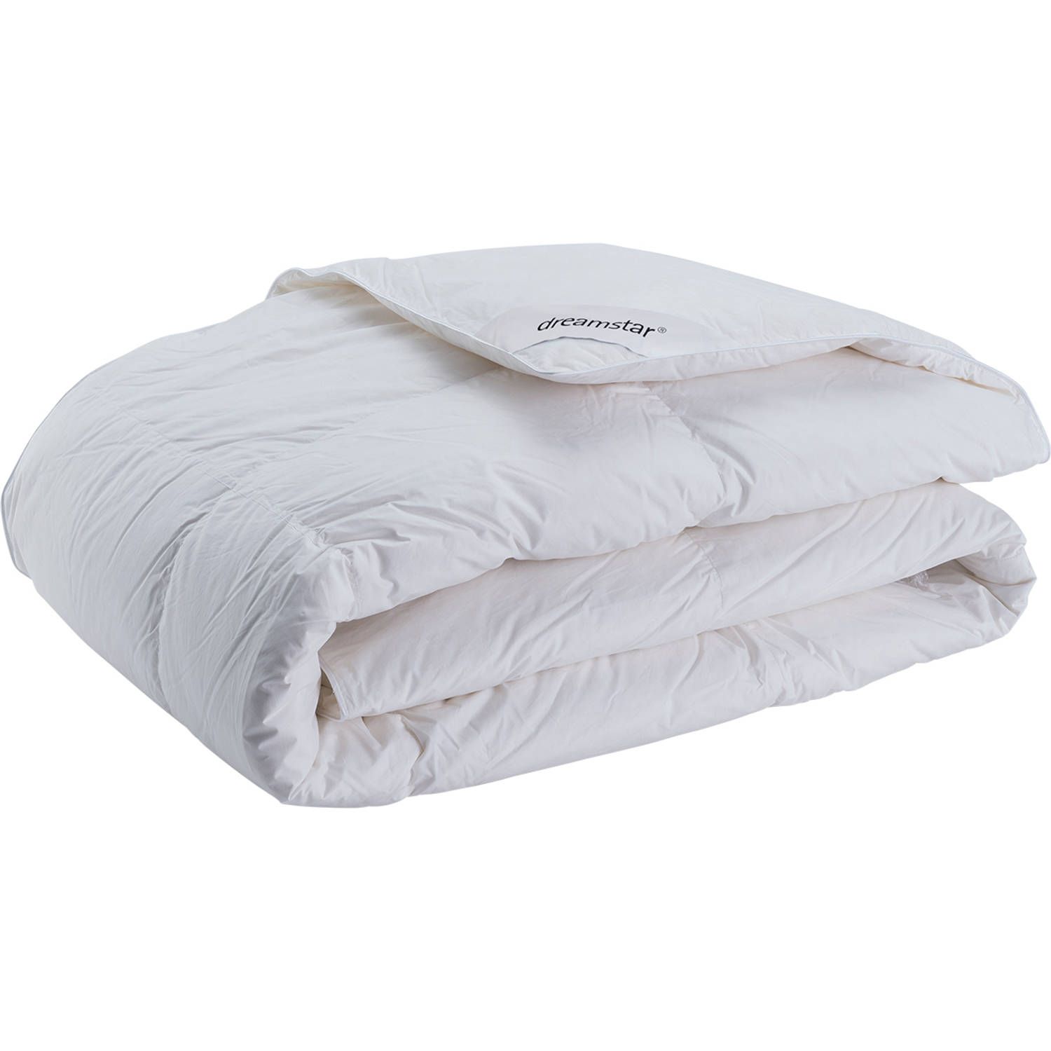 Dreamstar dekbed xclusive 90% zuivere gans 140x220 enkel - wit
