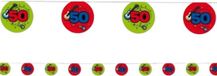 Bellatio Decorations 50 jaar verjaardag slinger papier 350 cm