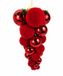Trio de boules de Noël assorties en plastique, rouge, lot de 29 42cm