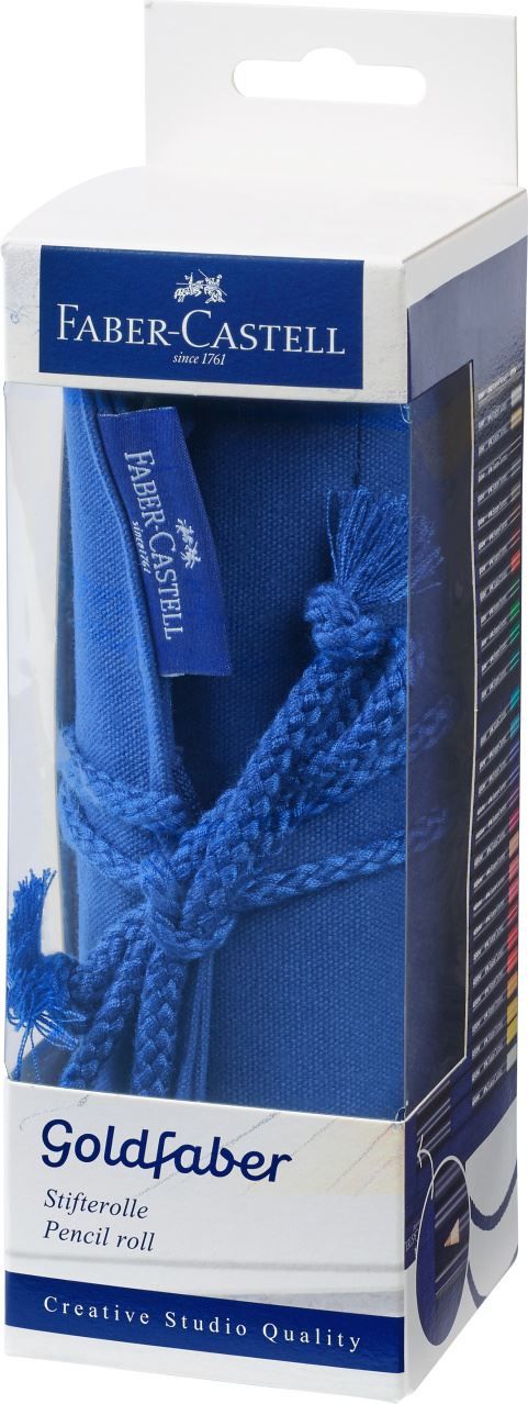 Faber-Castell Goldfaber Roletui - 27 Kleurpotloden + Gum + Grafietpotlood - FC-114752