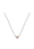 Gaya Rose Gold White Necklace