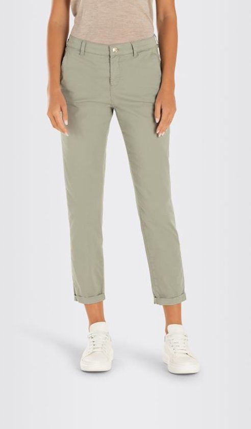 MAC Broek 3075-00-0434L-343R (maat 36) - Groen - Vrouwen