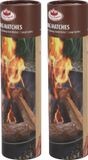 Fancy Flames BBQ/Barbecue lucifers - 100x - lange lucifers - 25 cm