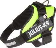 Julius-K9 blindengeleidehond tuig, 2XL - maat 3, neon