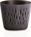 Prosperplast SANDY ROUND pot en plastique RONDE anthracite - 18,9 X 18,9 X 16,5 CM