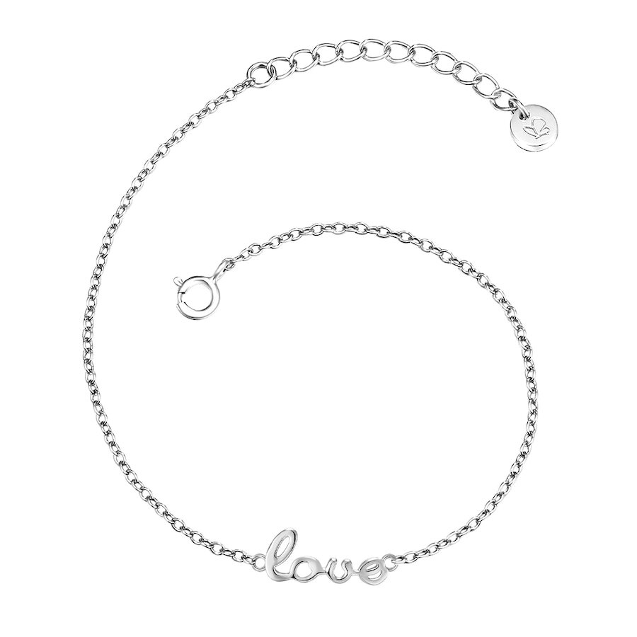 Glanzstücke München Glanzstücke München Zilveren armband Liefde Sterling zilver in Zilver Armbanden Dames