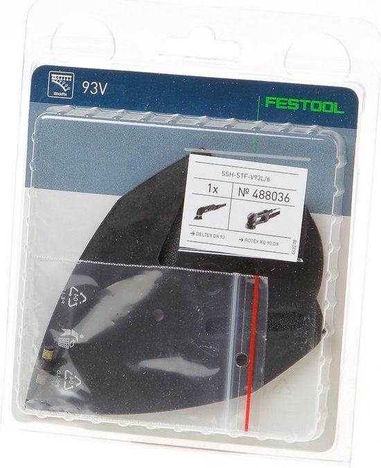 Festool SSH STF V 93 L 6 Lamellenschuurzool