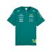 PUMA Shirt 'F1® TEAM ' geel / smaragd / wit
