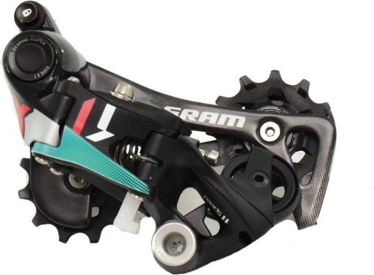 SRAM Achterderailleur x01 type 21 11 speed rood - ZWART