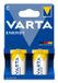 Varta Energy C Alkaline pile jetable (2 pièces)