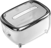 Merkloos Tissuedoos Houder - Papier Organizer - Aanrecht Opruimen - Transparant Ontwerp Vast Deksel - Compact Formaat - Donker