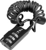 M-wave Spiraalslot PD 3L met beveiligingscode 1200 x 3 mm Zwart