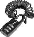 M-wave Spiraalslot PD 3L met beveiligingscode 1200 x 3 mm Zwart