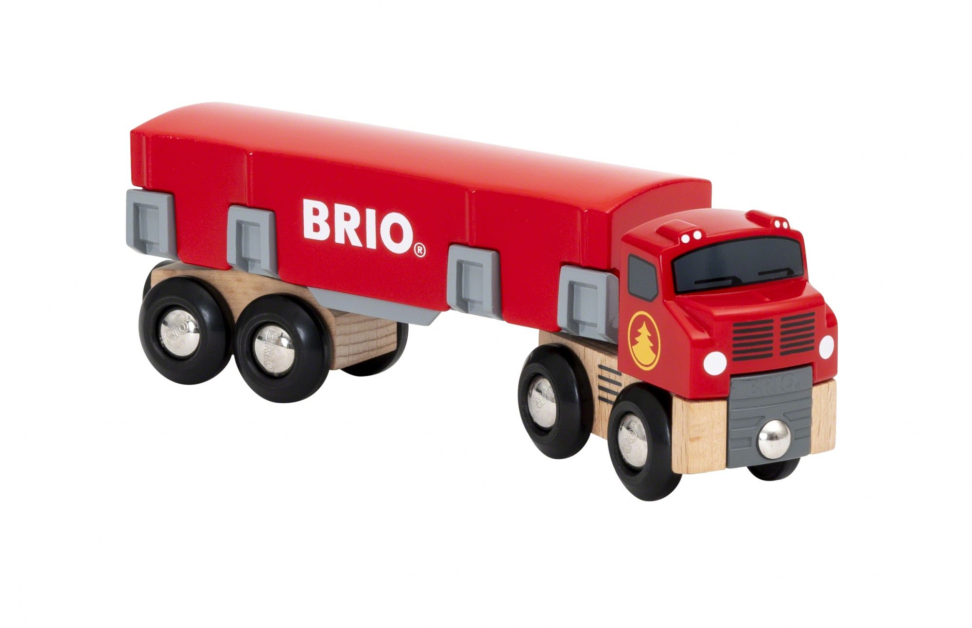Brio 33657 - Houten Trein - Rood/Hout - 3+ Jaar