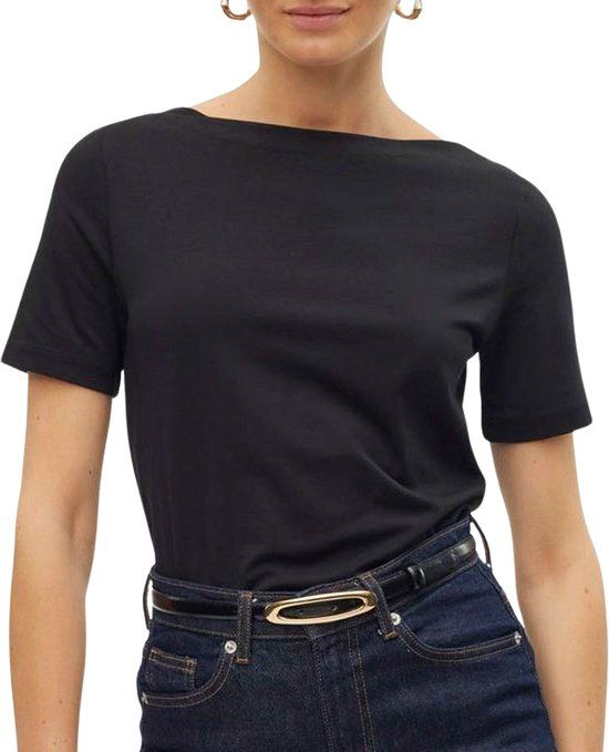 VERO MODA VMPANDA Modal Tencel Blend Top - Black XL