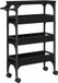 vidaXL Keuken trolley zwart eiken 53 x 20 x 76 cm bewerkt hout
