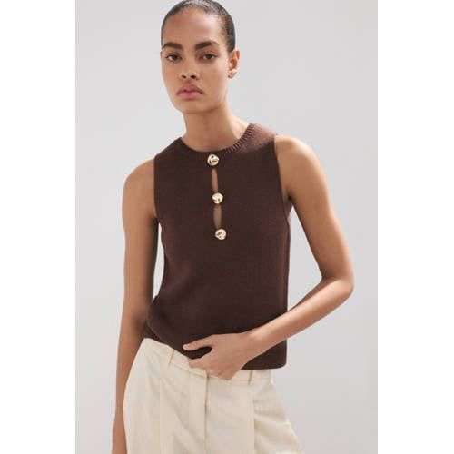 Mango top - bruin