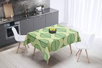 Bonamaison Tafelkleed, Anti-Mold, Sneldrogend, Waterdicht, 100% Polyester Tafellaken, 140cm x 140cm - Ontworpen en Vervaardigd in Turkije