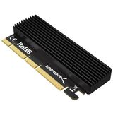 Sabrent M.2 NVMe naar PCIe Adapter met Aluminium Heatsink en Thermal Pad