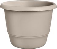 Elho Amiga Rond 55 - Grote Bloempot voor Binnen & Buiten - 100% Gerecycled Plastic - Ø 55 x H 41.3 cm - Paddenstoel beige