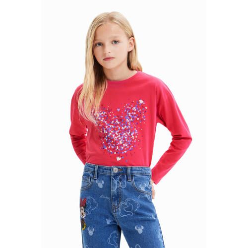 Desigual Minnie Mouse Longsleeve - Fuchsia