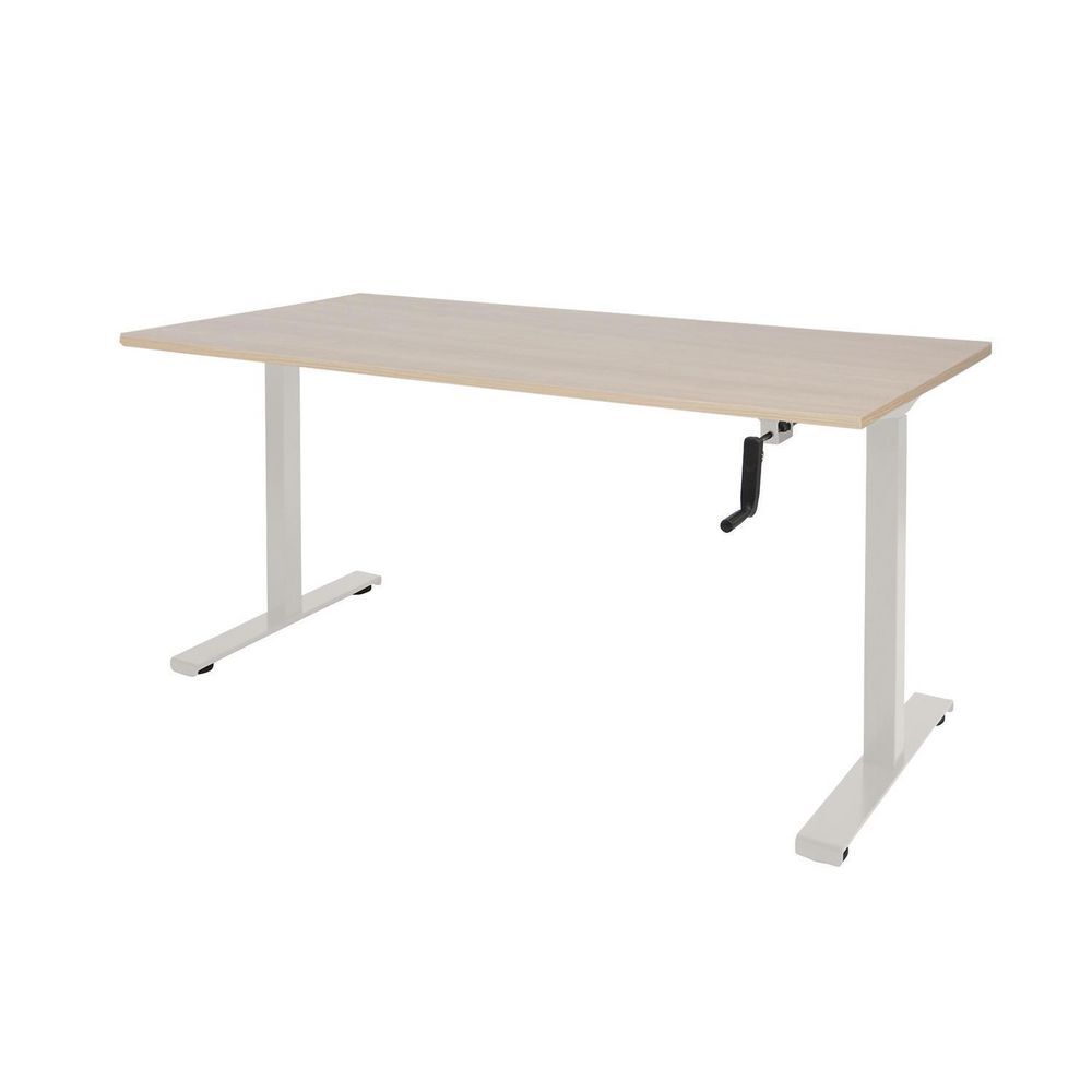 Prof Desk Bureau Pendolo basic 160x80 cm, Lindberg Eiken, Wit