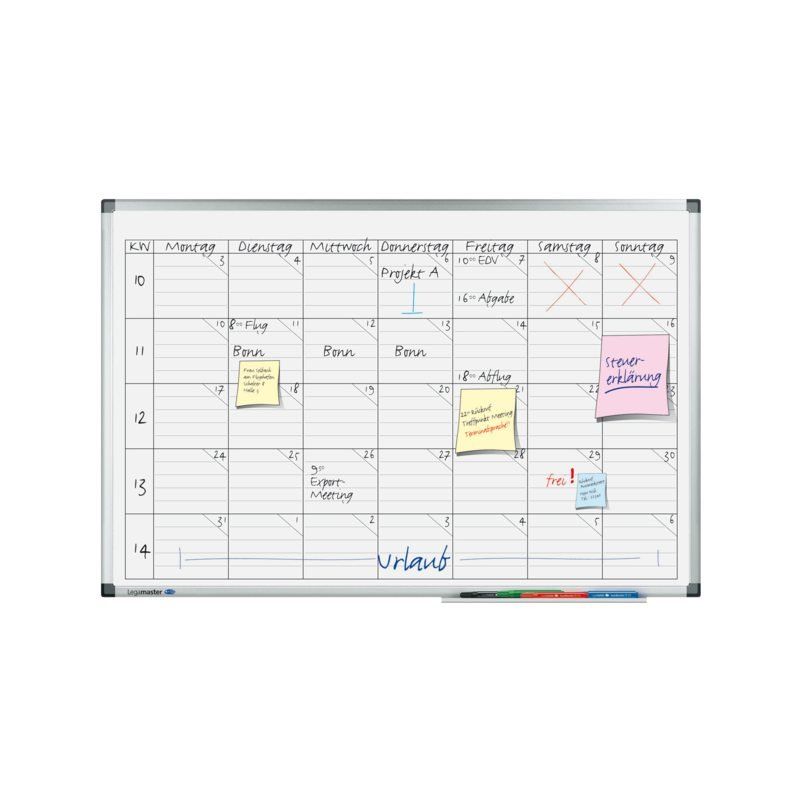 Legamaster Planbord premium projectplanner 60x90cm