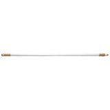 Maya Professional Tools 15032-12 steel, aluminium met handgreep, FBK/levensmiddelhygiëne, 1500 mm x 25 mm, bruin
