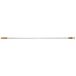Maya Professional Tools 15032-12 steel, aluminium met handgreep, FBK/levensmiddelhygiëne, 1500 mm x 25 mm, bruin