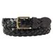 Levi's Leather Braid herenriem, zwart.