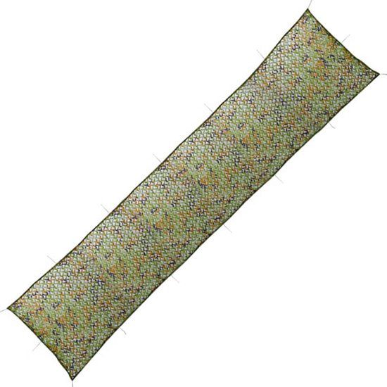 vidaXL Camouflagenet met opbergtas 1,5x8 m groen