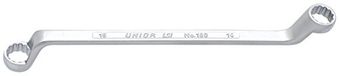 Unior 180/1 dubbele ringsleutel, diep gebogen 30 x 32