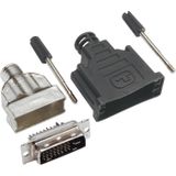 DVI BKL Electronic 0908002 DVI-connector Stekker, recht Aantal polen: 29 Zilver 1 stuk(s)