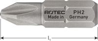 Rotec PRO Schroefbit PH 1, L=25mm, C6.3, BASIC (10 stuks)