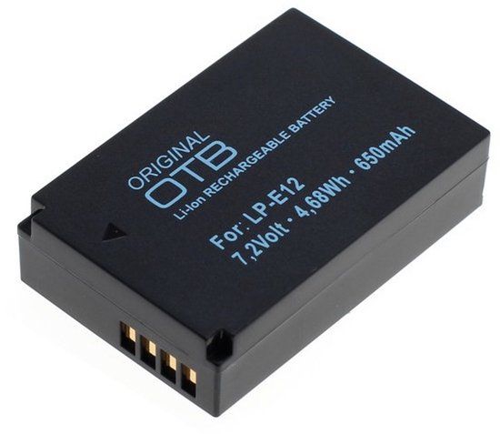 OTB Accu Batterij Canon LP-E12 - 650mAh