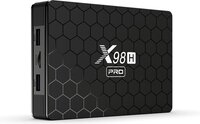 Lipa X98H Pro Tv Box 4-32 GB Android 12 - Mediaplayer met Kodi, Netflix en Playstore- 6K en 4K decoder - Apps via Playstore en internet - Wifi en ethernet - Dolby geluid - Met Kodi, Netflix, Disney+ en meer - Wifi