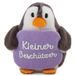 NICI Peluche pingouin avec message, petit protecteur, 7 cm