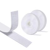 Vinabo Zelfklevend klittenband, 5 m x 20 mm, dubbelzijdig plakband