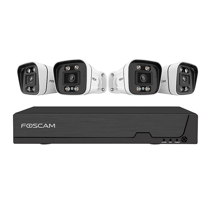 Foscam FNA108E-B4-2T - 8 Channel Wired Security Camera System with 4 Cameras