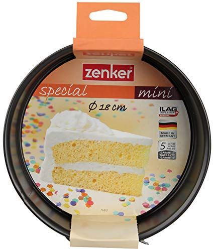 Zenker "Special Mini" veervorm, roestvrij staal, zwart, diameter 18 cm