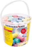 Eberhard Faber stoepkrijt - 20 stuks - in emmer - glitterkleur - EF-526520