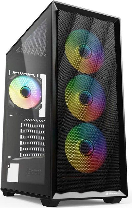 Sharkoon VK4 ARGB Midi-Tower Zwart