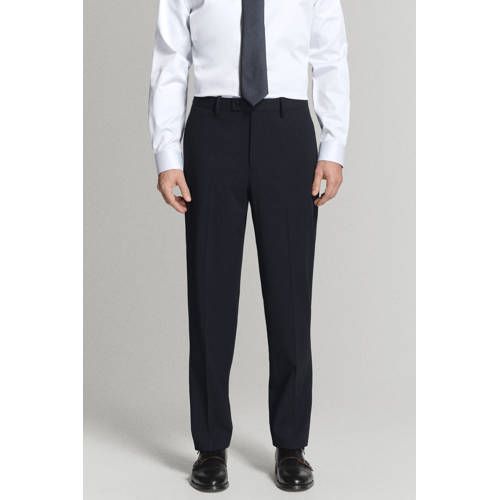 Mango Man regular pantalon donkerblauw