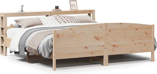 vidaXL Bedframe - Massief Grenenhout - 180x200 cm