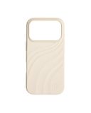 iDeal of Sweden Soft Swirl Silicone MagSafe Case voor de Apple iPhone 17e / 16e / 15 / 14 / 13 - Cloud Dancer