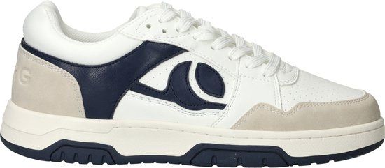 Björn Borg Ollie WB Sneakers Heren - Wit/Donkerblauw - Maat 44