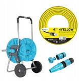 Cellfast Ensemble de dévidoir d'arrosage avec tuyau de 50m et pulvérisateur