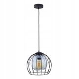 TK TOMASZ KRYWULT UNIVERSO Zwarte Hanglamp met Glazen Kap, E27, 26cm