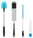 Bouteille brosse inox - Set de 4 - 38 cm - Bleu